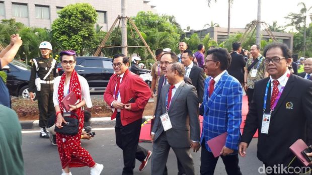 Pembukaan Asian Games: Menteri, Pimpinan KPK dan Elite Parpol ke GBK