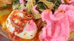 Lamak Nian! Habis Olahraga Makan Katupek Gulai Paku yang Gurih Pedas