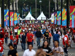 Suasana Jelang Pembukaan Asian Games 2018