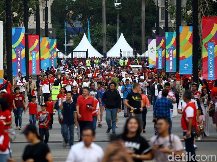 Suasana Jelang Pembukaan Asian Games 2018