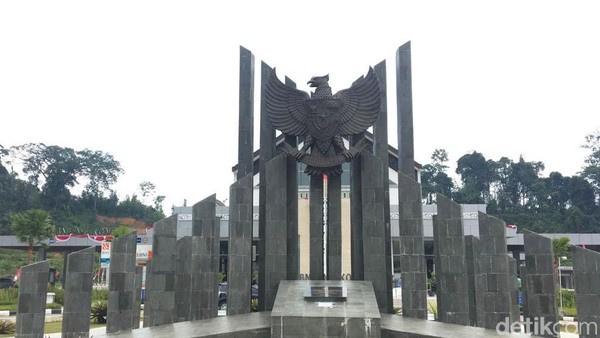 Cantiknya PLBN Entikong di Perbatasan RI-Malaysia