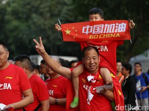 Kemeriahan Jelang Pembukaan Asian Games 2018 di GBK