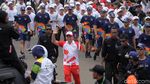 Kirab Obor Asian Games 2018 Tiba di Gedung DPR