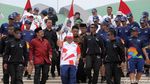Kirab Obor Asian Games 2018 Tiba di Gedung DPR