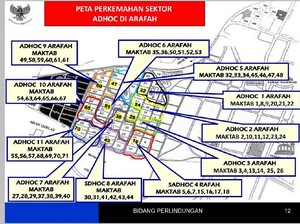 Ada 11 Pos Petugas Haji di Arafah, Ini Peta Lokasinya
