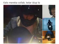 Kocaknya Meme Aksi Moge dan Joget Dayung Presiden Jokowi