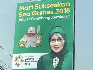 Viral Baliho Anggota DPR Salah Tulis Asian Games Jadi Sea Games
