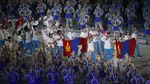 Pembawa Bendera Mongolia Curi Perhatian di Pembukaan Asian Games