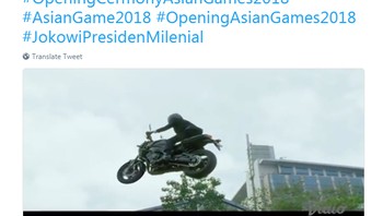 Netizen ini ingin mengingat Presiden yang seperti anak racing. Foto: Internet