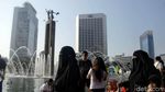 Ondel-ondel hingga Upin-Ipin Meriahkan CFD di Bundaran HI