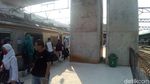 Penampakan Tiang Beton di Stasiun Manggarai Dikeluhkan Pengguna KRL