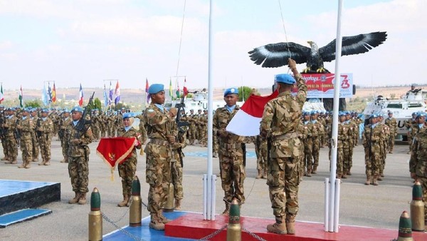 Pasukan Garuda UNIFIL Gelar Upacara HUT RI ke-73 di Lebanon Selatan