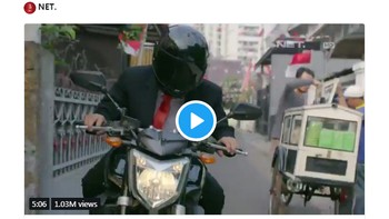 Banyak netizen yang senang dengan stunt Jokowi yang disebut sangat ekstra. Foto: Internet