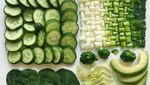 Keren! Seniman Ini Hasilkan Karya Gradasi Warna dari Makanan