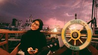 Foto: Santai sore dulu di Pulau Jeju. Sebelum berlaga di Asian Games 2018 Jakarta, Defia dan atlet Taekwondo Indonesia lainnya memang menjalani latihan intensif di Korsel. (Instagram/@defiarosmaniar)