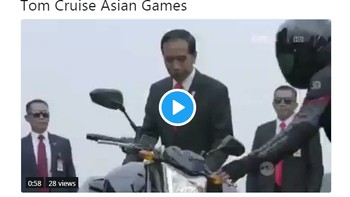 Netizen ini juga menyamakan Jokowi dengan Tom Cruise. Foto: Internet