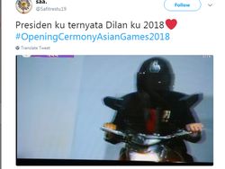 Kocaknya Meme Aksi Moge dan Joget Dayung Presiden Jokowi