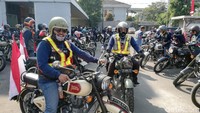 Usai melaksanakan prosesi pengibaran sangsaka merah putih, acara ini dilanjutkan dengan konvoi motor. 120 rider yang tergabung dalam klub motor Royal Riders Indonesia (RORI) turut serta dalam kegiatan ini. Antusias anggota RORI dalam menyemarakkan Parade Kemerdekaan 2018 terlihat dengan pemasangan bendera Indonesia pada motor mereka.