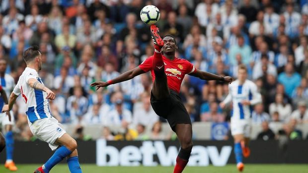 Paul Pogba dan kawan-kawan tidak bisa menghapus ketertinggalan dua gol di babak pertama.