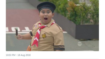 Seperti yang sudah diperkirakan, anak ini memang menjadi viral. Foto: Internet