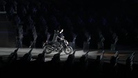 Aksi Jokowi dalam pembukaan Asian Games didahului dengan video teaser di mana Jokowi berangkat dari Istana Bogor menuju GBK Senayan. (Foto: dok. Xinhua News)