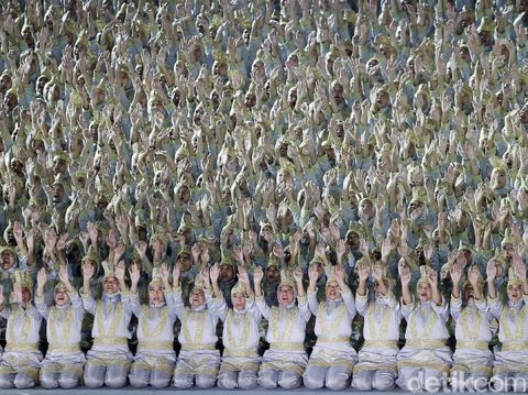 3.500 Performer di Pembukaan Asian Games 2018 Didandani 370 Makeup Artist