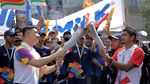 Jelang Puncak Torch Relay di Jakarta