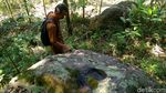 Foto: Batu Pengabul Keinginan dari Ciamis