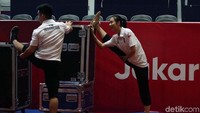 Begini penampilan Lindswell saat sedang berlatih. (Foto: dok. detikcom)