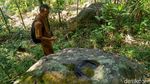 Foto: Batu Pengabul Keinginan dari Ciamis