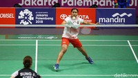 Indonesia berhasil memimpin 1-0 lewat performa apik Gregoria Mariska yang tampil sebagai tunggal pertama.