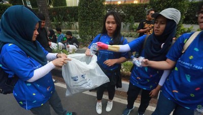 4.000 Relawan Jaga Kebersihan Venue Asian Games