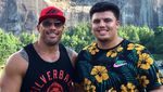 Foto: Saat Stuntman Kembaran The Rock Pergi Liburan