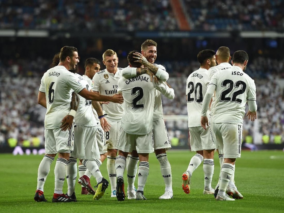 Pemain Real Madrid. (Foto: Denis Doyle/Getty Images)