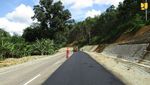 Jalan Perbatasan di Entikong Kian Mulus
