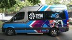 Mobil Mewah Berkelir Merah Putih Ramaikan Asian Games 2018