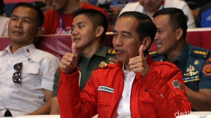Kembali Dapat Emas, Jokowi Optimistis RI Masuk 8 Besar Asian Games