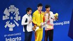 Ekspresi Atlet China Saat Bendera Negaranya Jatuh di Asian Games