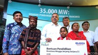 Direktur Utama PLN Sofyan Basir  mengapresiasi dengan memberikan beasiswa hingga jenjang S1 kepada Yohanis Gama Marschal Lau (14) atau yang disapa Joni, siswa Kelas VII SMPN I Silawan, Kecamatan Tasifeto Timur, Kabupaten Belu, Nusa Tenggara Timur.