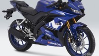 Motor pertama yang menggunakan seragam ala motor MotoGP adalah Yamaha R15. Motor berseragam MotoGP ini mulai dijual bulan Agustus. Foto: Yamaha