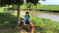 Tidak hanya ke Eropa dan Amerika, Aseel juga pernah liburan ke Nintavur di Srilanka. Hijau dan sejuk ya pemandangannya (@aseel/Instagram)