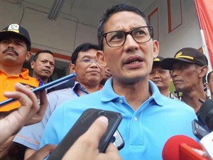 Lombok Gempa Lagi, Sandi: Mungkin Kita Butuh Tobat Nasional