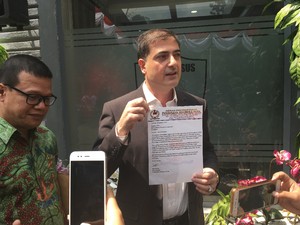 Penuhi Panggilan Polisi, Sam Aliano Protes Status Tersangka