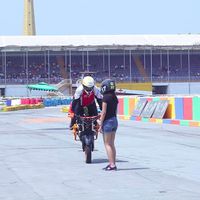 Aksi kiss stoppie Reza SS. 