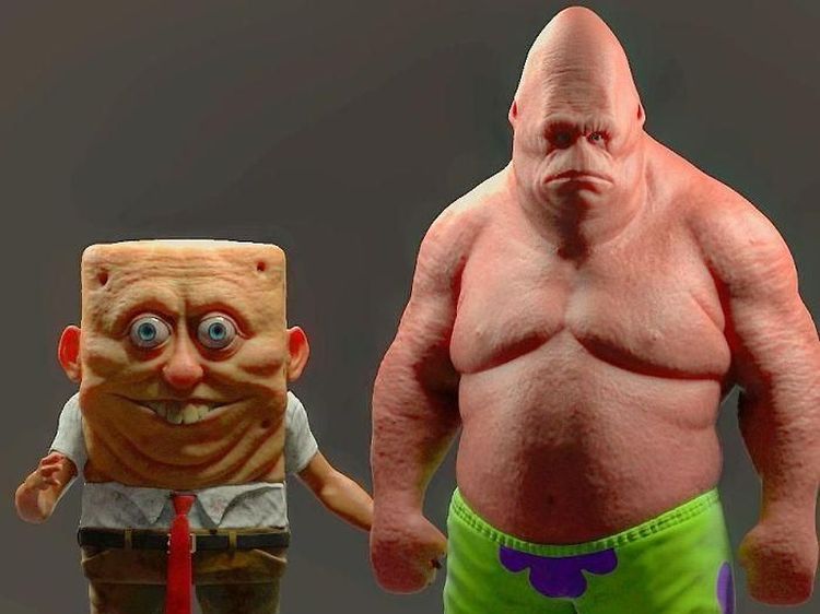 Ketika Kartun Lucu Malah Jadi Seram dalam Bentuk 3D