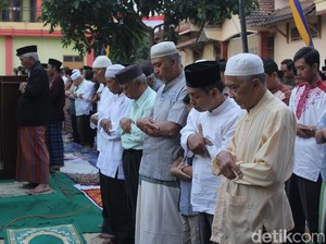 Begini Suasana Salat Id Jemaah MTA di Pacitan