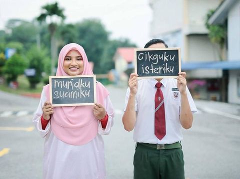 Bukan Hanya di Drama TV, Kisah Cinta 'Guruku Istriku' Ini Nyata