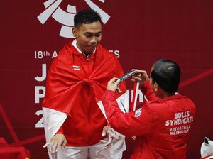 Maju Mundur Kelas 62 Kg Angkat Besi Asian Games, Eko Persembahkan Emas