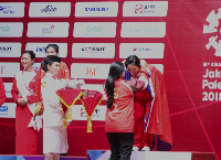 Dukung Asian Games, Menko PMK Ikut Serahkan Medali ke Atlet