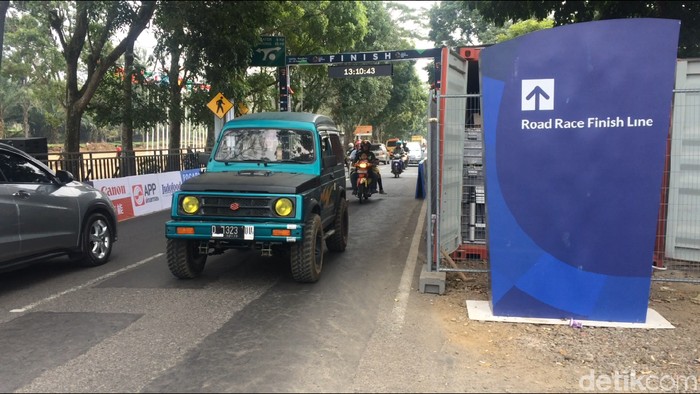 Asian Games, Jalan Menuju Tangkuban Parahu dari Arah Subang Ditutup